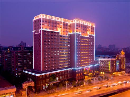 酒店夜景外观